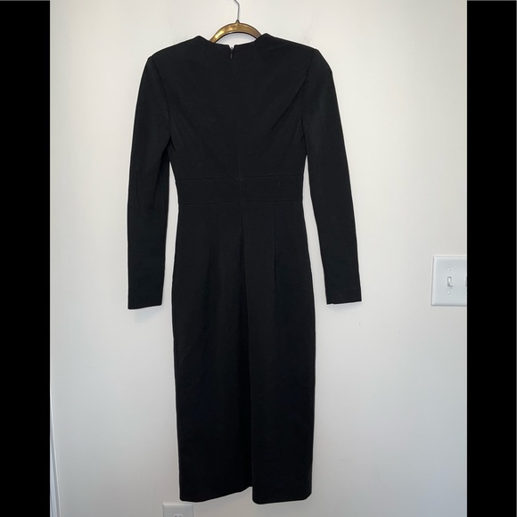 CUSHNIE et Ochs V-Neck Midi Length Dress - Picture 5 of 8